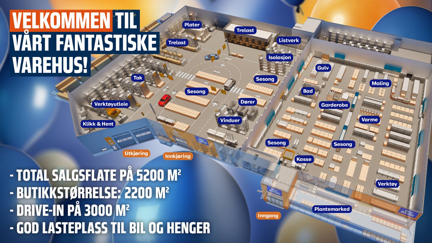 Obs BYGG åpner på Kongsvinger