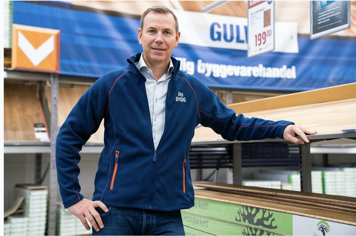 Espen Braathen i en Obs BYGG butikk