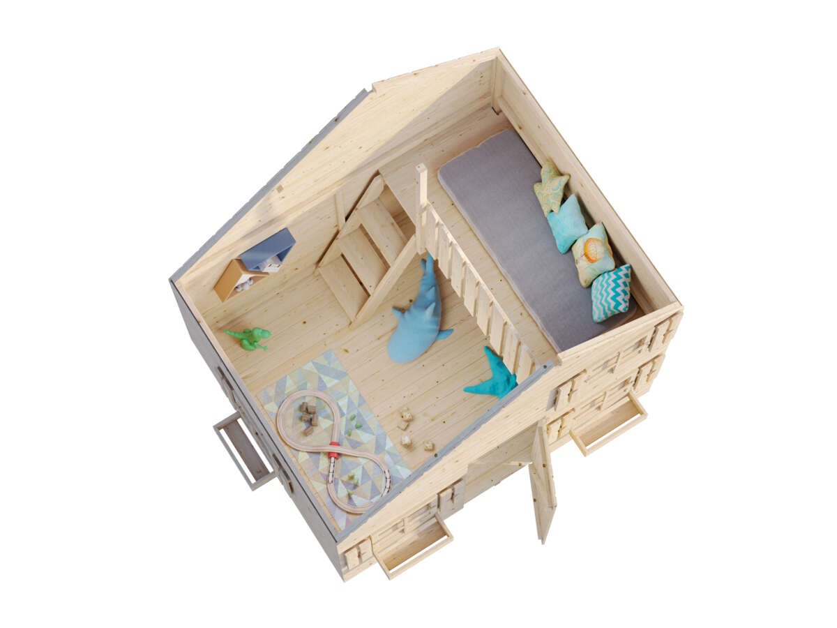Palmako Rødhette lekehus 3,8 m2
