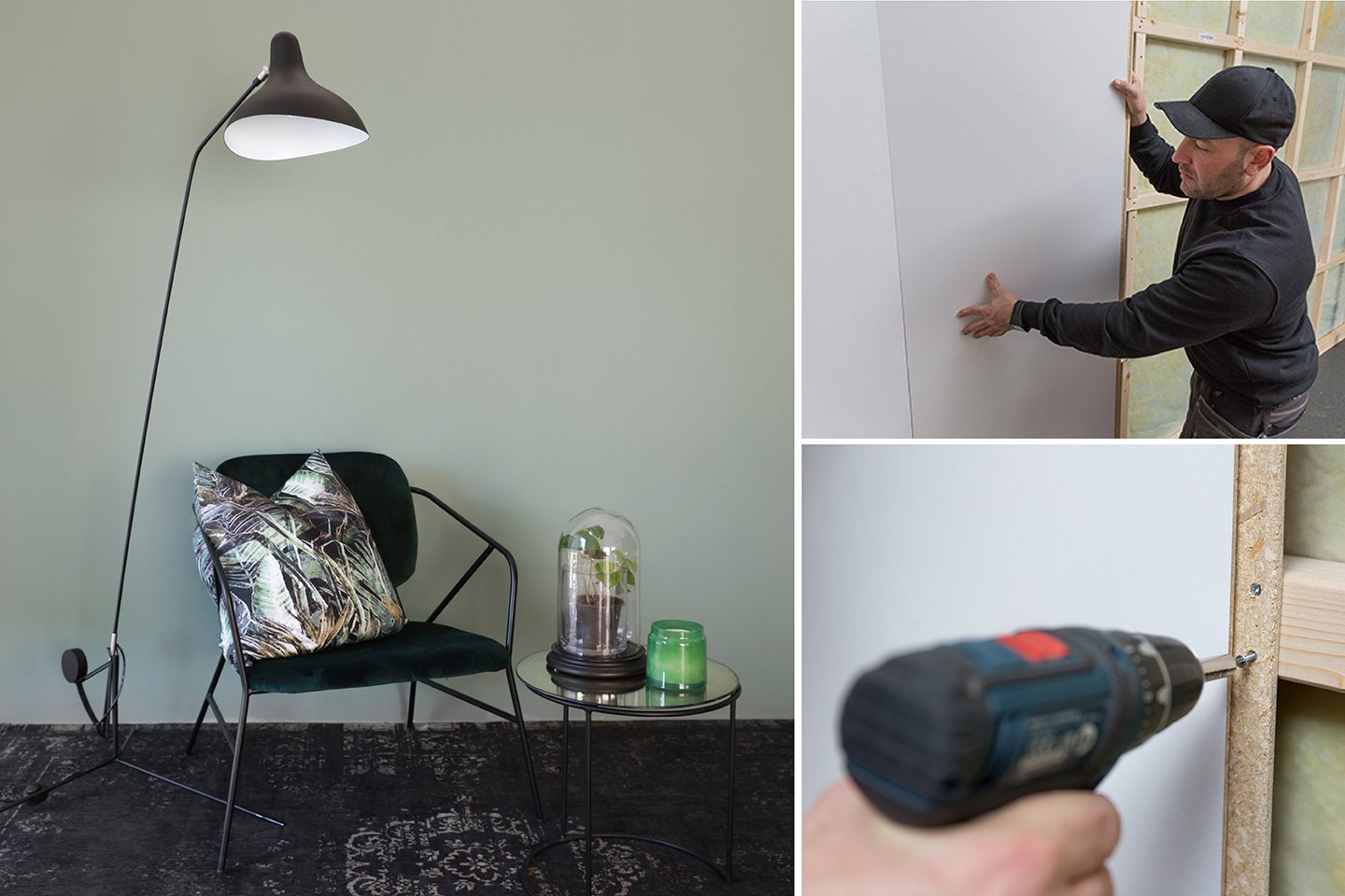 Slik monterer du enkelt veggplater selv