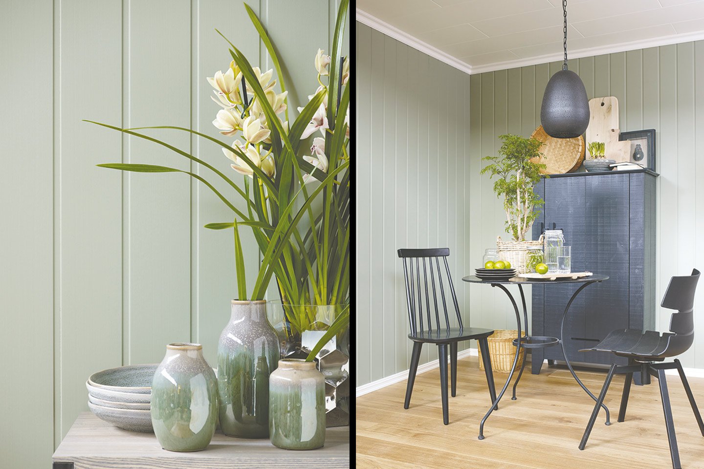 MDF-plater fra Deco Panel i en lekker grønnfarge