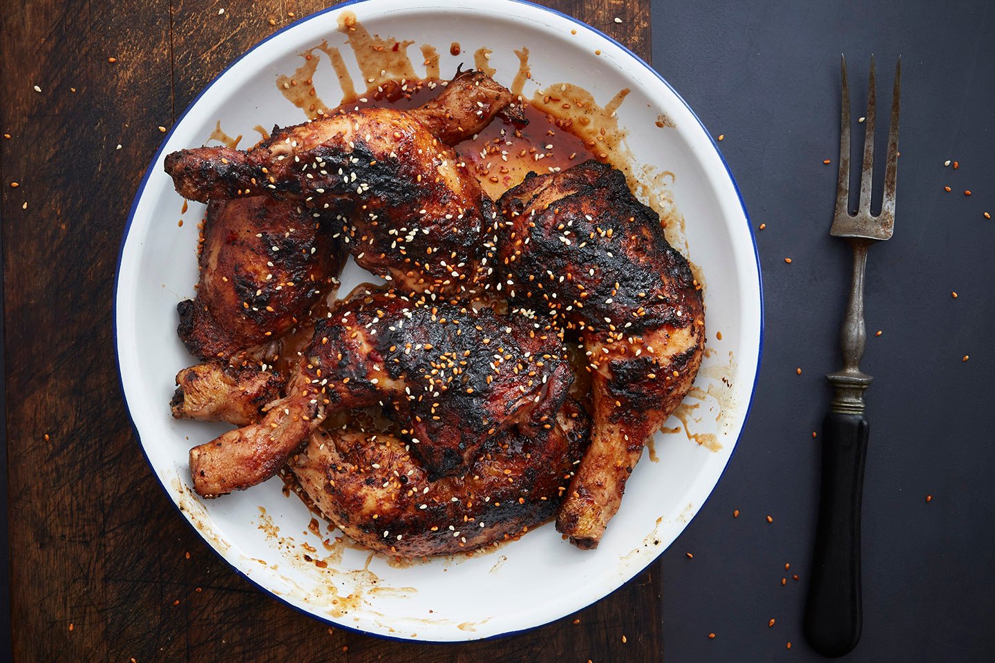 Kylling med asiatisk glaze