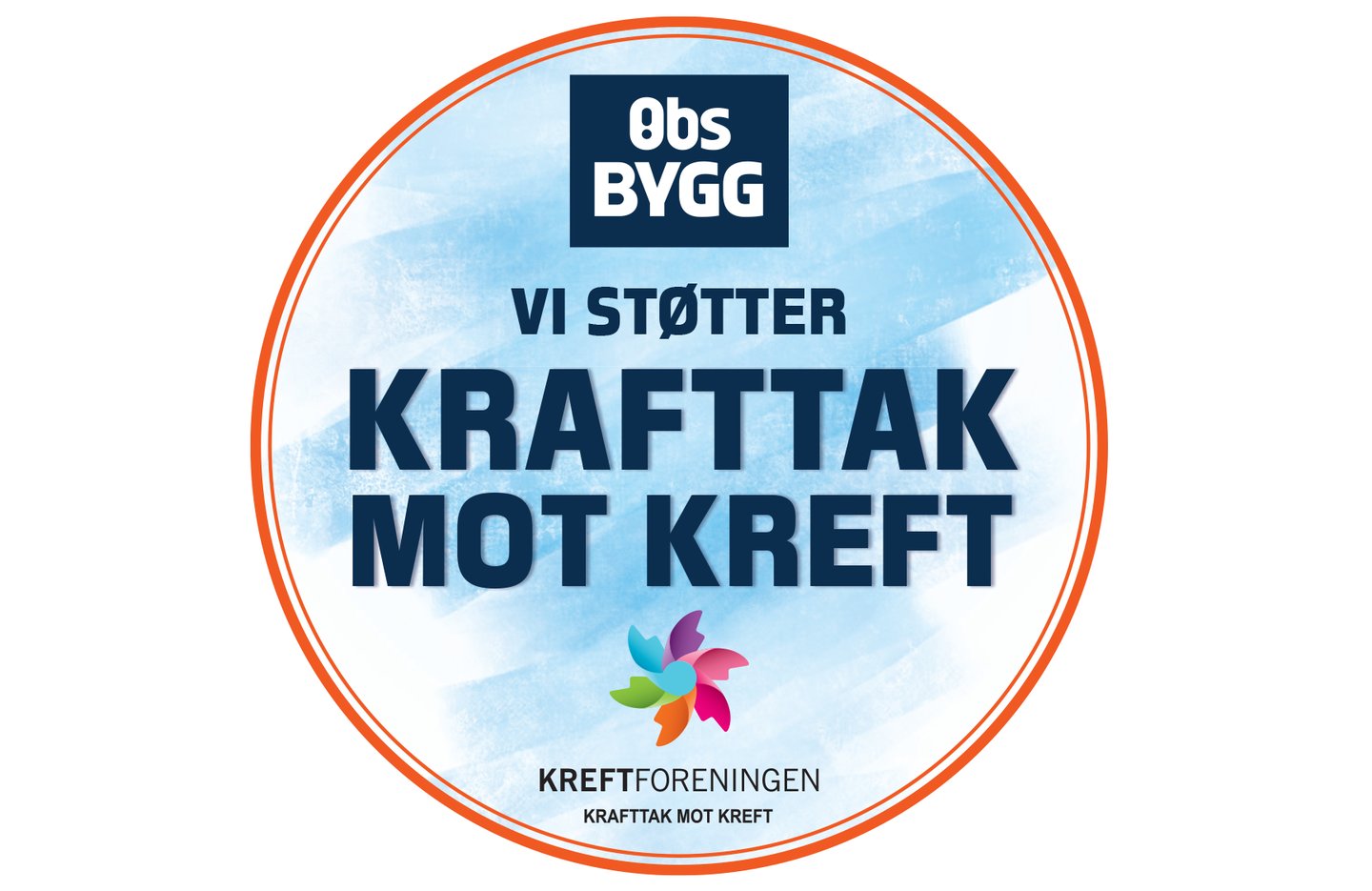 Obs BYGG støtter Krafttak mot kreft