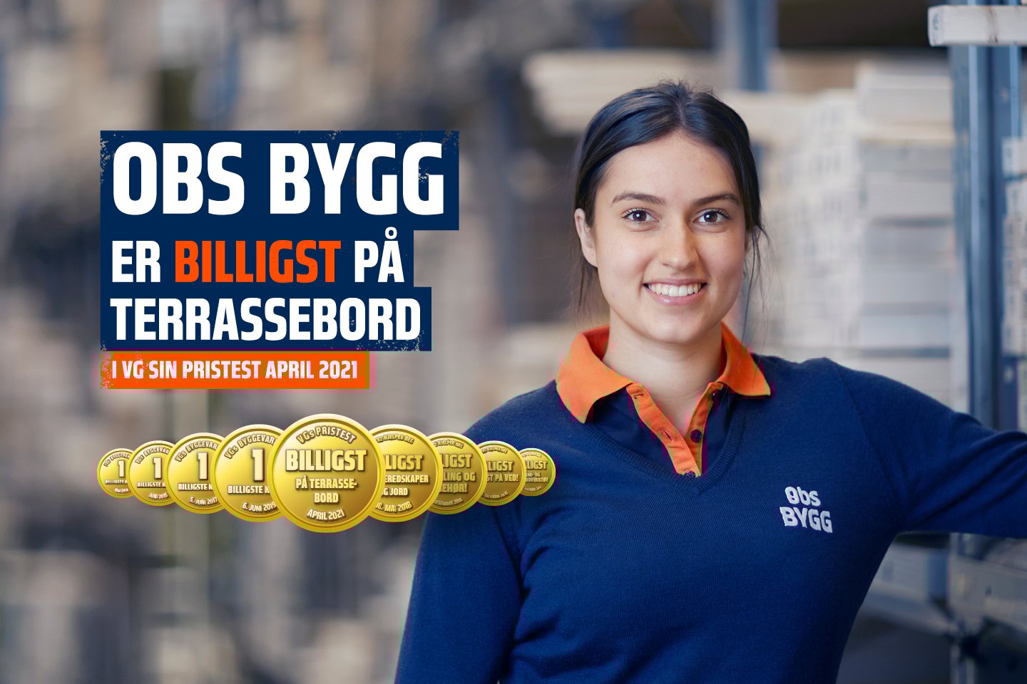 Obs BYGG billigst på terrassebord