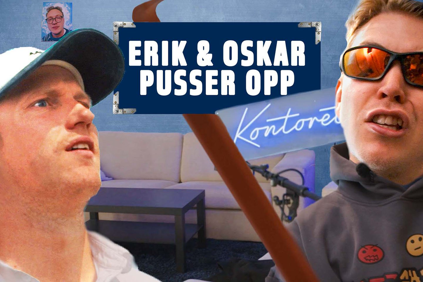 Erik og Oskar pusser opp