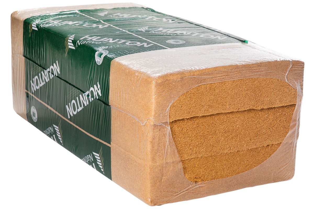 Pakke med Hunton Nativo trefiberisolasjon