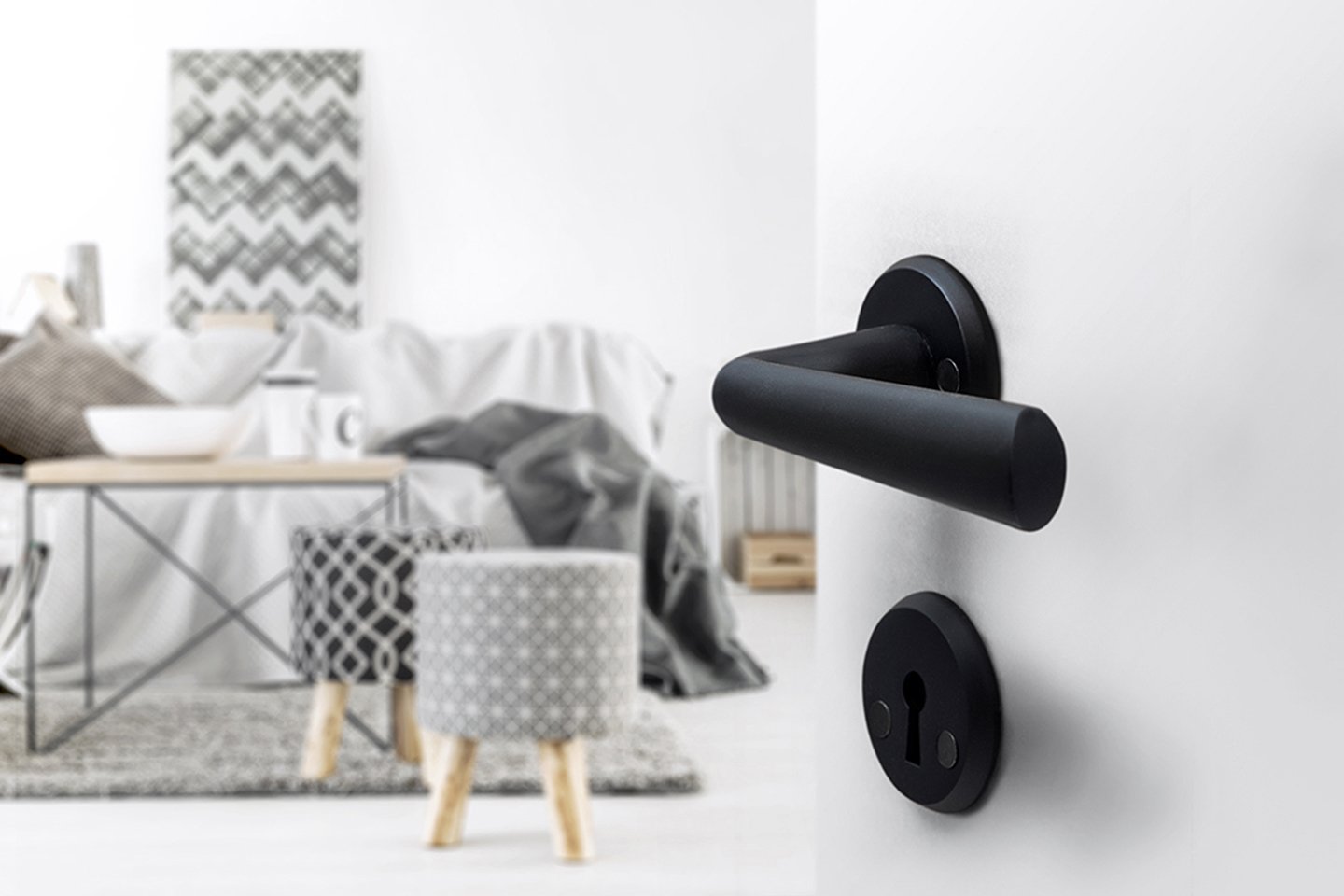 Habo dørhåndtak Seattle svart TB.jpg
