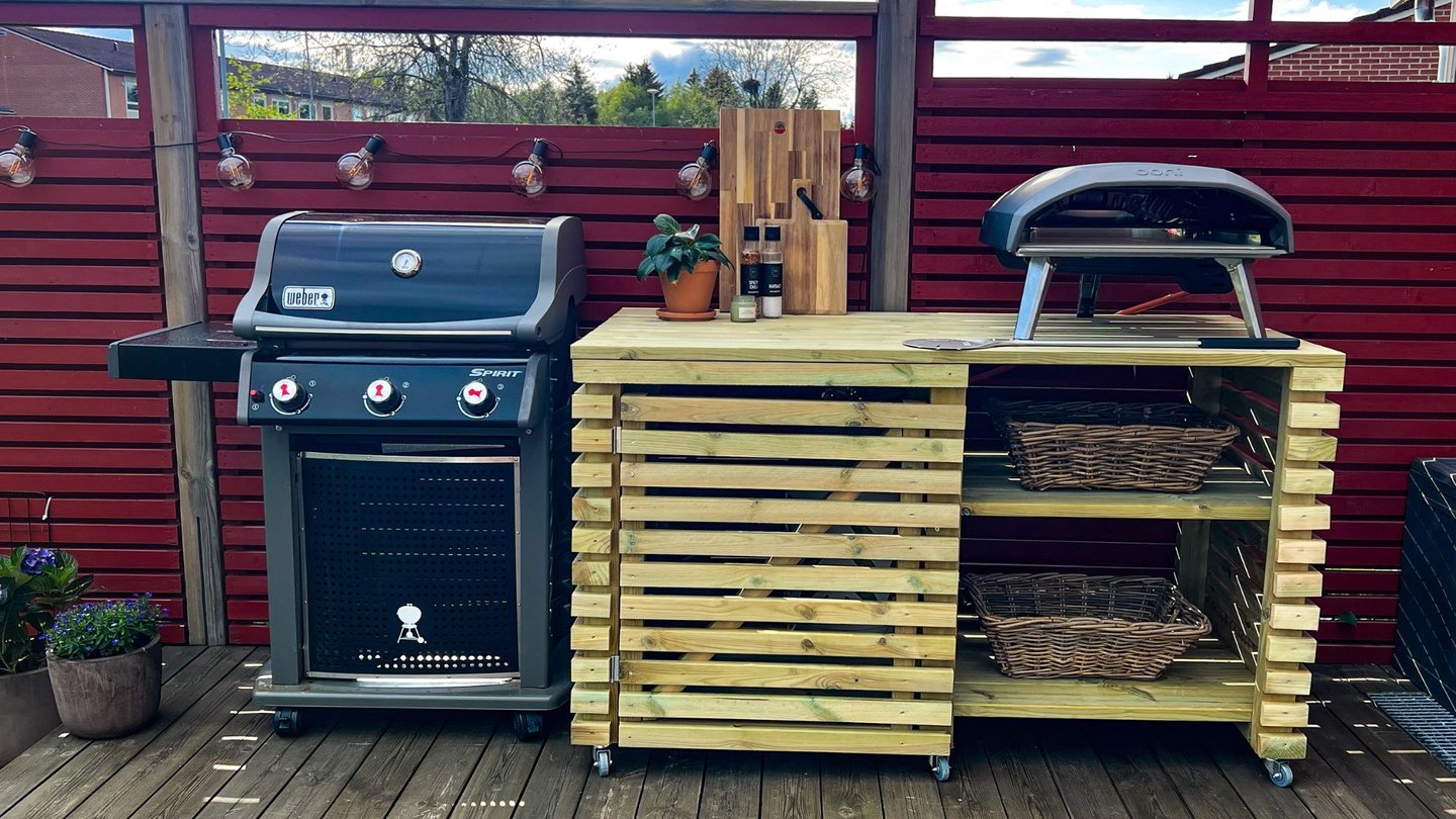 Slik bygger du utekjøkken