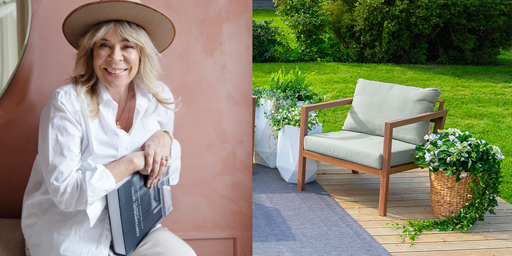 Tone Kroken profil bilde sammen med hagebilde