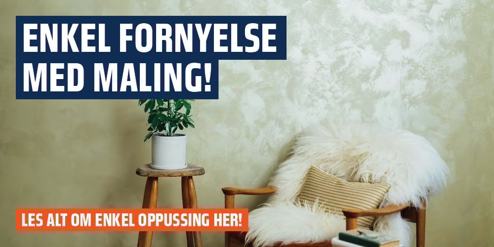 Enkel fornyelse med maling