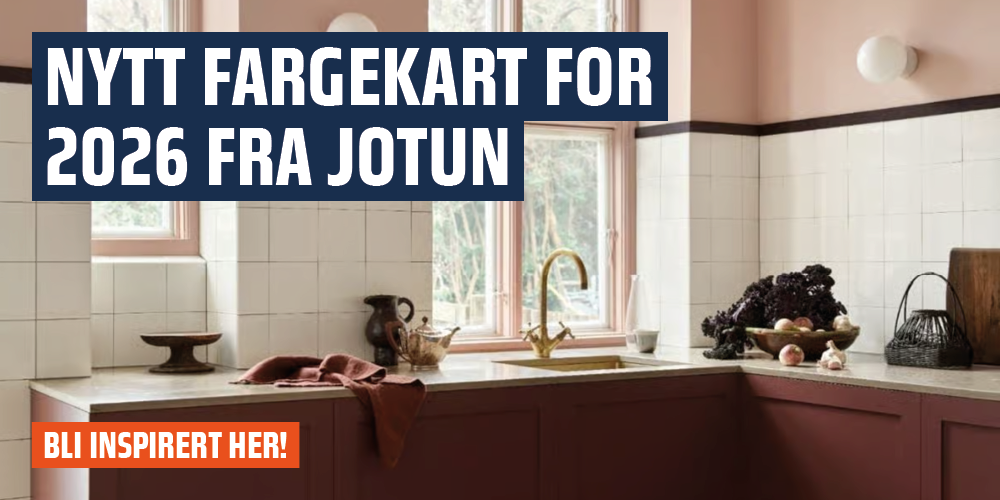 Jotuns nye fargekart for 2026