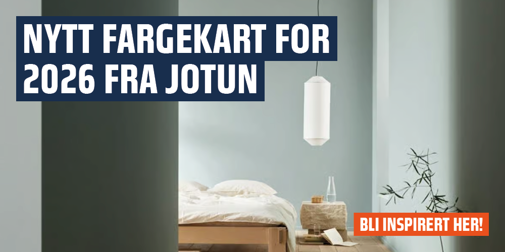 Jotuns nye fargekart for 2026