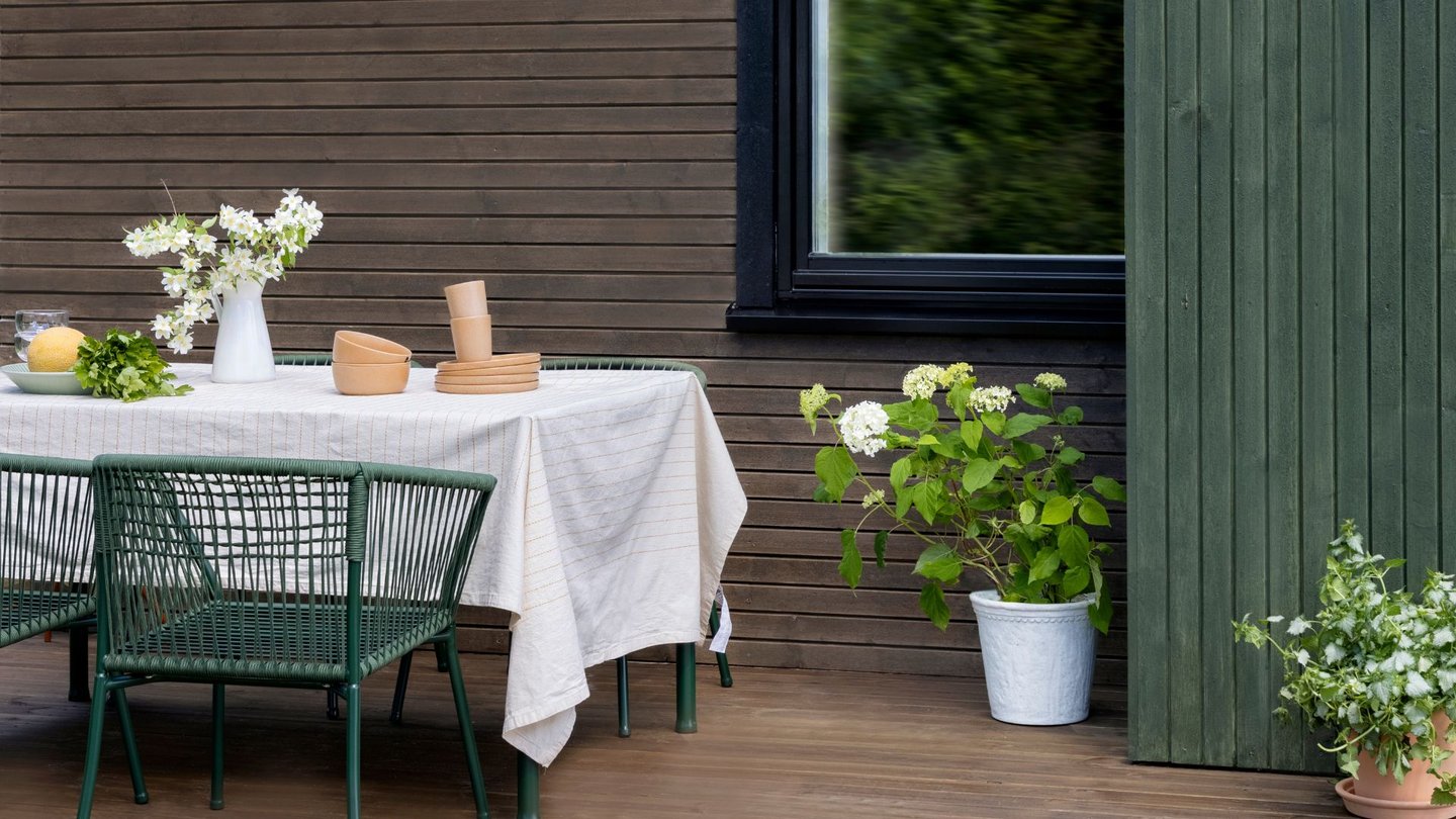 Lyst på et vakkert beiset hus?