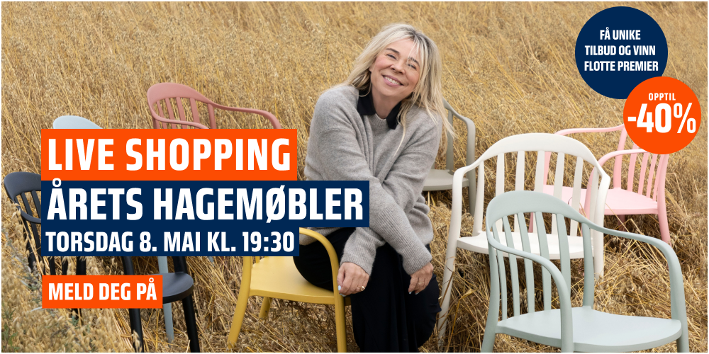 Årets hagemøbler med Tone Kroken