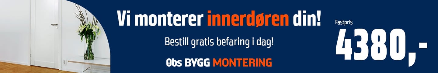 Montering innerdør