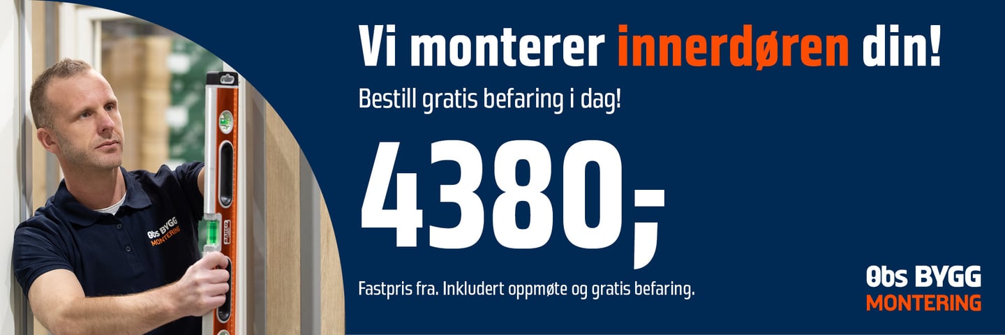 Montering innerdør