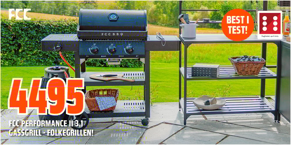 FCC Performance II 3.1 gassgrill - Folkegrillen
