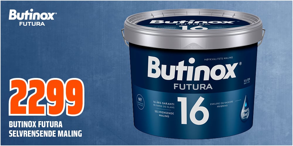 Butinox Futura 16 selvrensende maling 