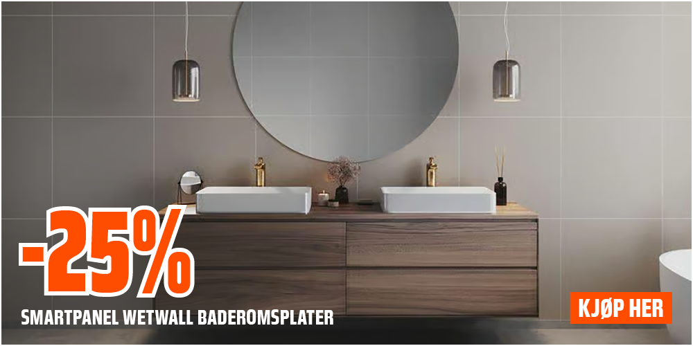 Smartpanel wetwall baderomsplater