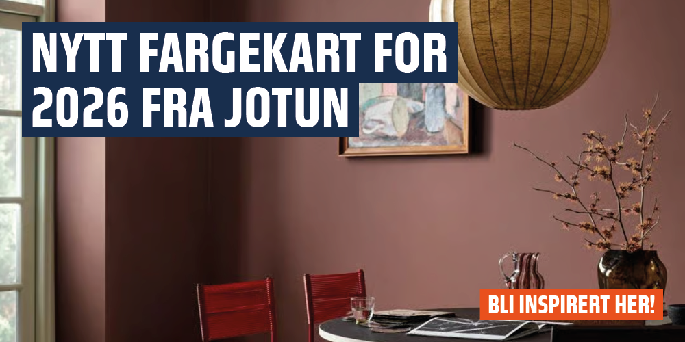 Jotuns nye fargekart for 2026