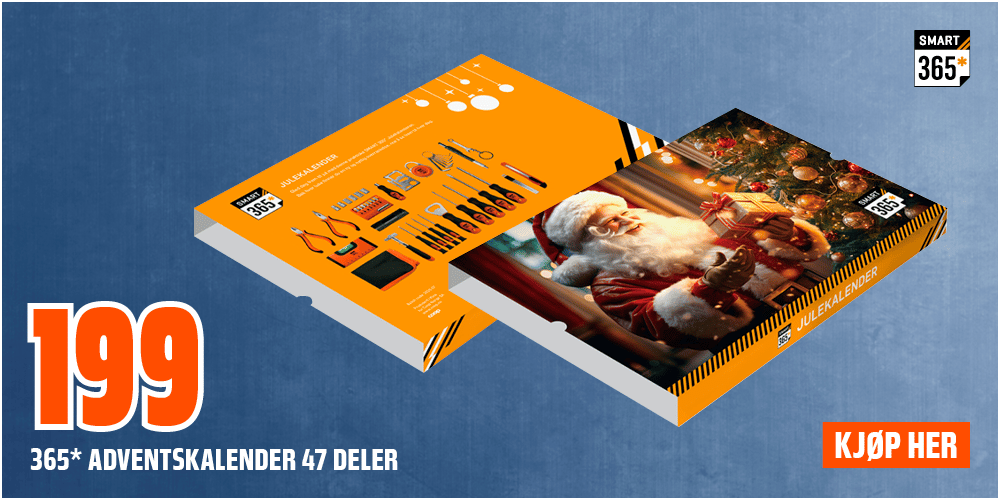 Smart 365* adventskalender med håndverktøy