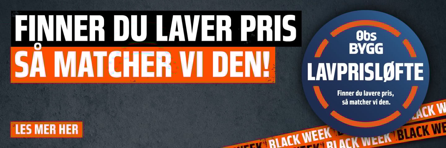 Finner du lavere pris, så matcher vi den!