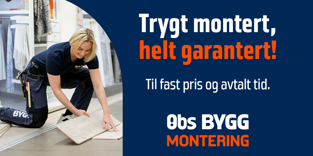 Montering hos Obs BYGG.