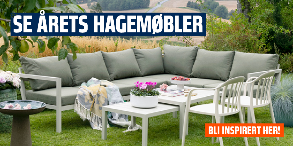 Årets hagemøbler hos Obs BYGG.