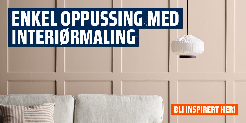 Enkel oppussing med interiørmaling