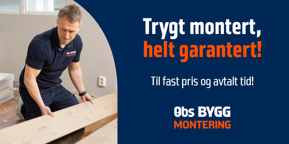Montering hos Obs BYGG.