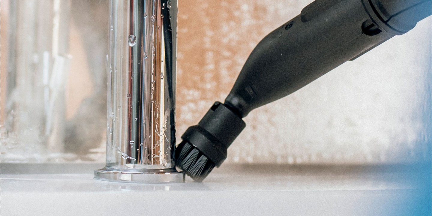 Kärcher damprenser vasken