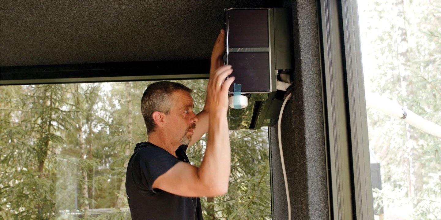 Montering av varmepumpe