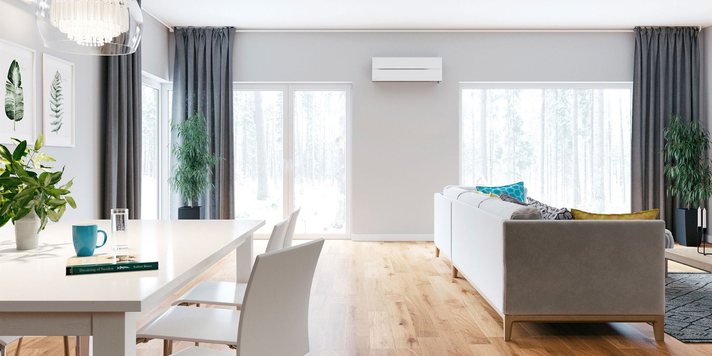 Perfekt innetemperatur med varmepumpe