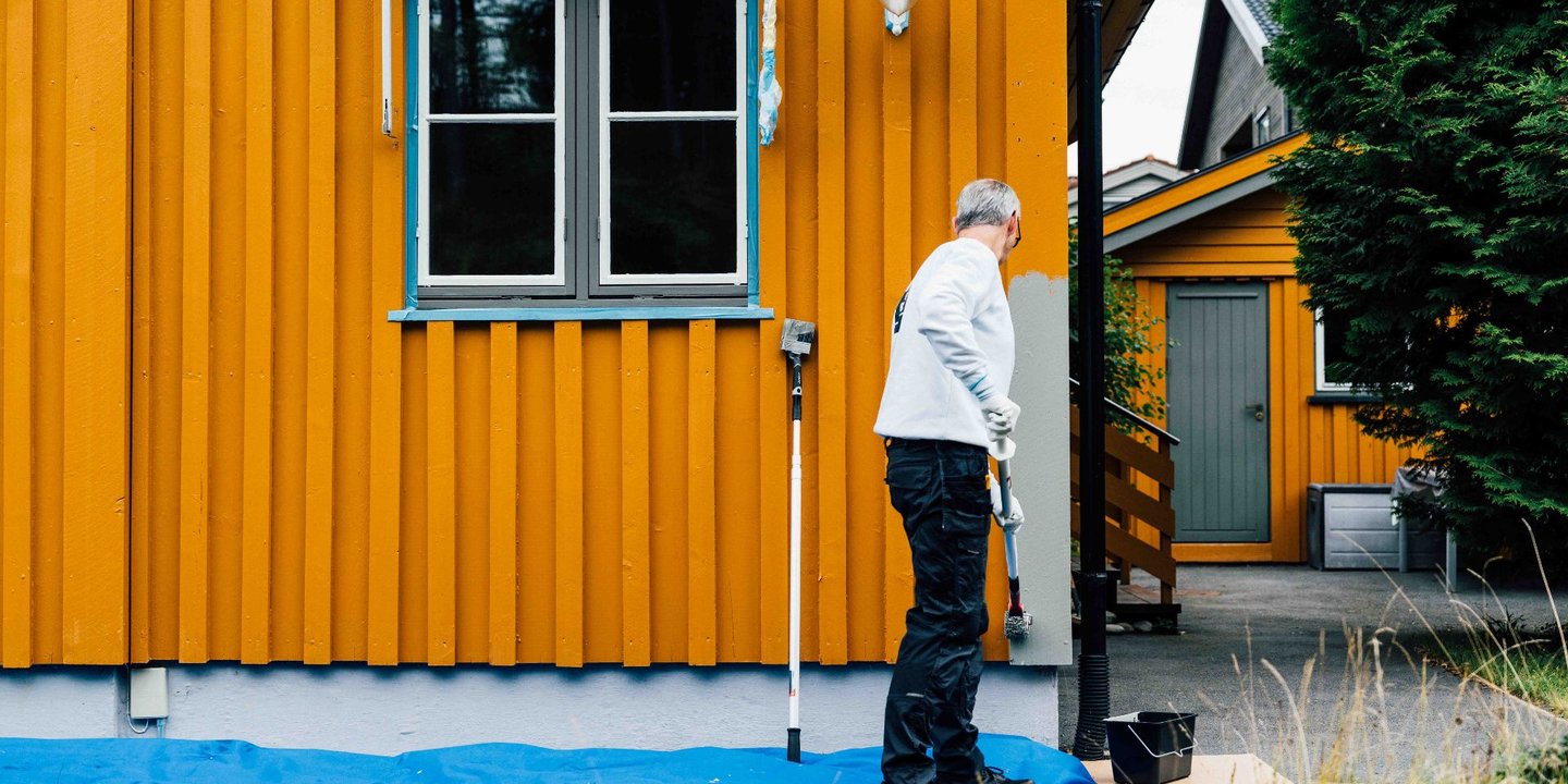 Slik maler du huset