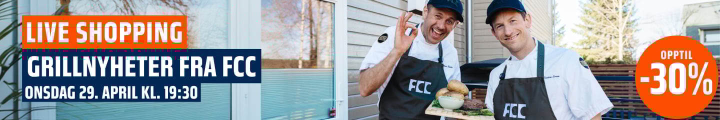 Live shopping med Obs BYGG og FCC