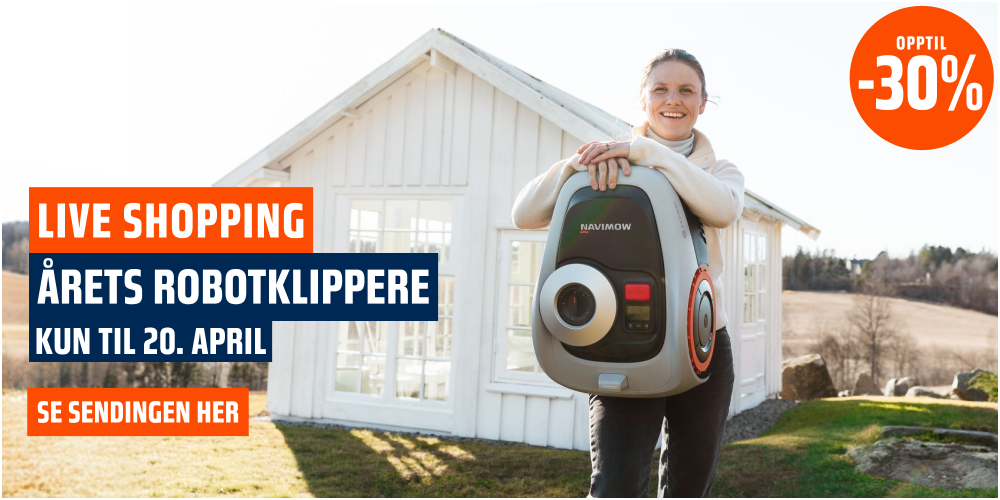 Live shopping! Årets robotklippere