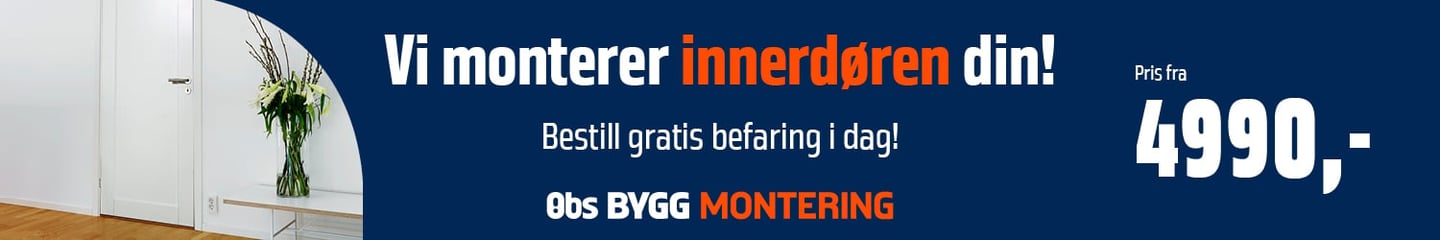 Vi monterer innerdøren din!