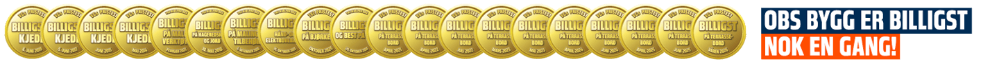 Obs BYGG er billigst på terrassebord, igjen! 