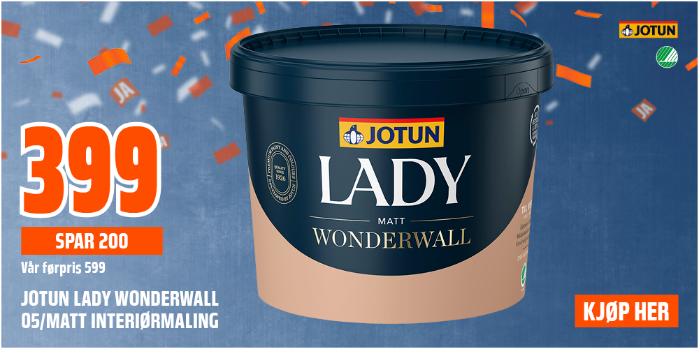 Jotun Lady Wonderwall interiørmaling