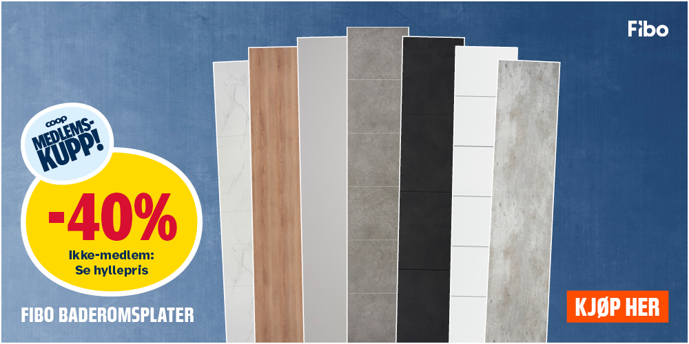 Fibo baderomsplater