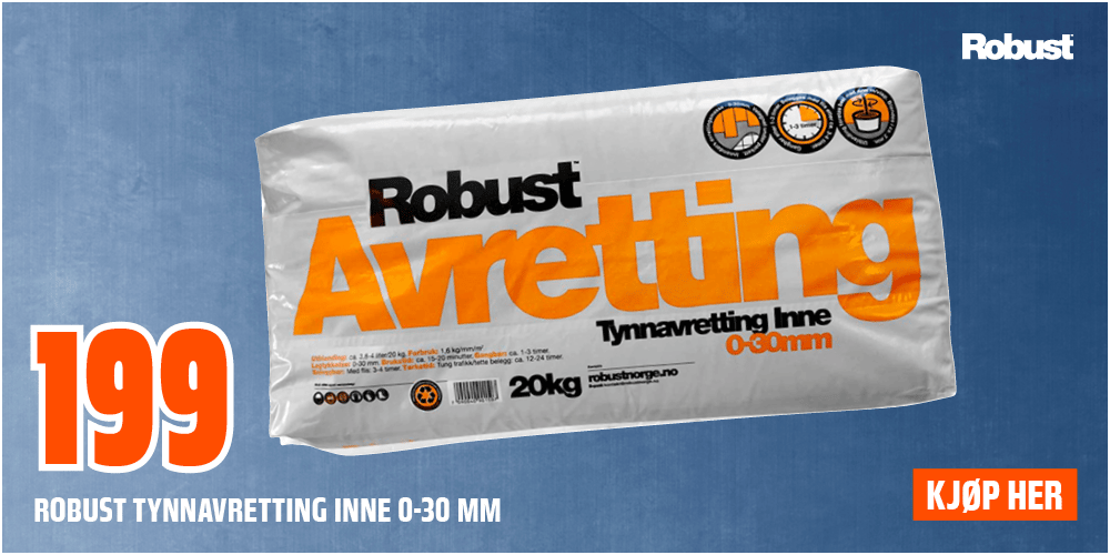 Robust tynnavretting inne 0-30 mm