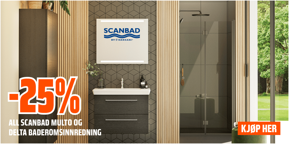 SCANBAD MULTO OG DELTA BADEROMSINNREDNING
