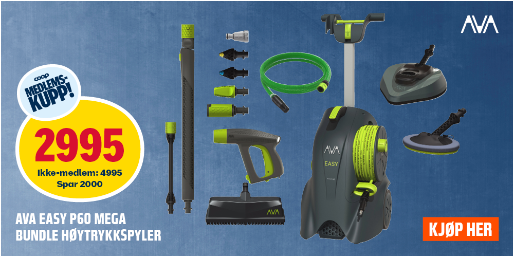 AVA Easy P60 Mega Bundle høytrykkspyler