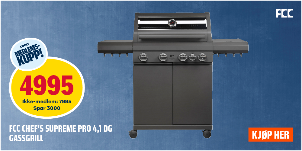FCC Chef's Supreme Pro 4.1 DG gassgrill