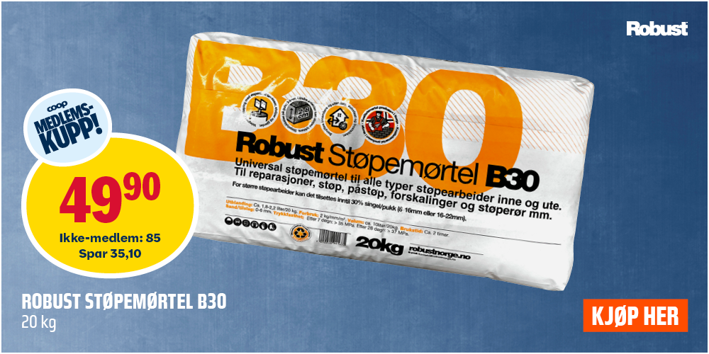 Robust Støpemørtel B30