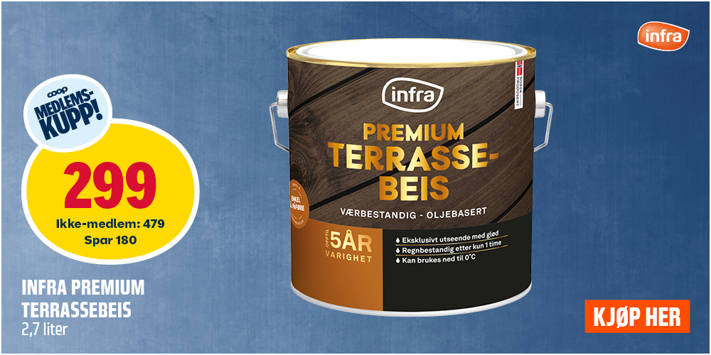 Infra Premium terrassebeis