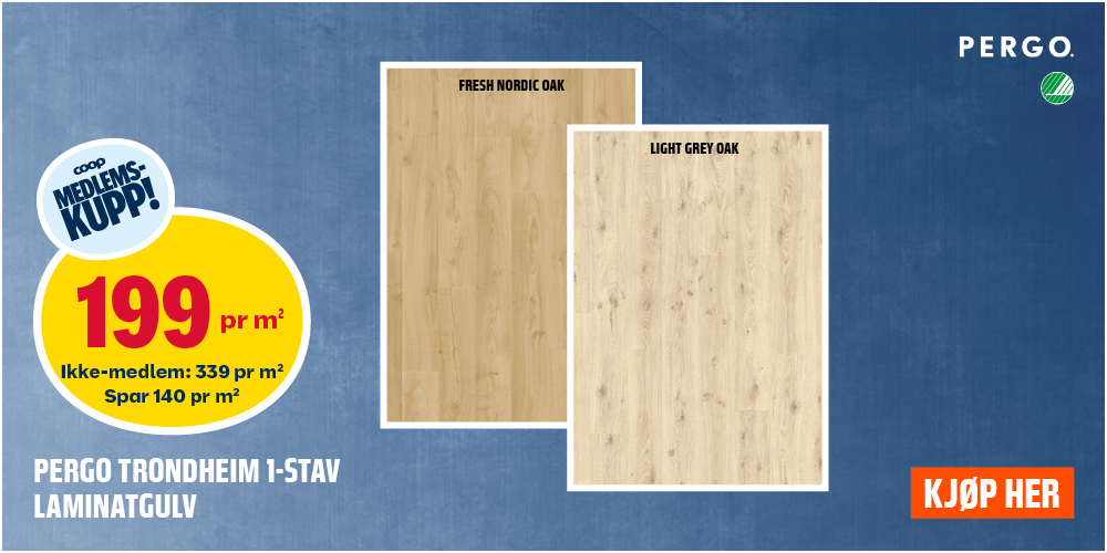Pergo Trondheim 1-stav laminatgulv