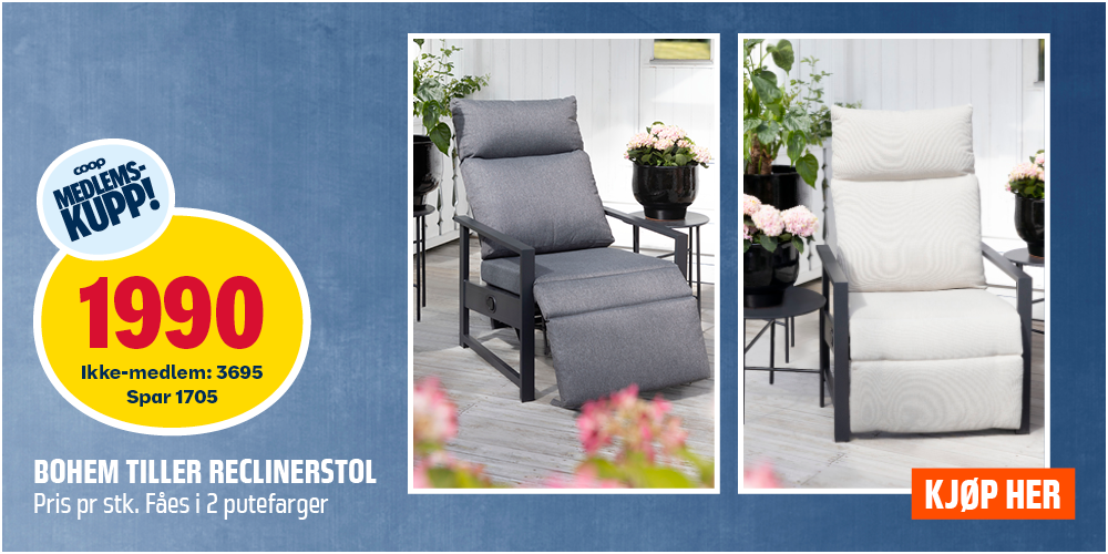 Bohem Tiller reclinerstol