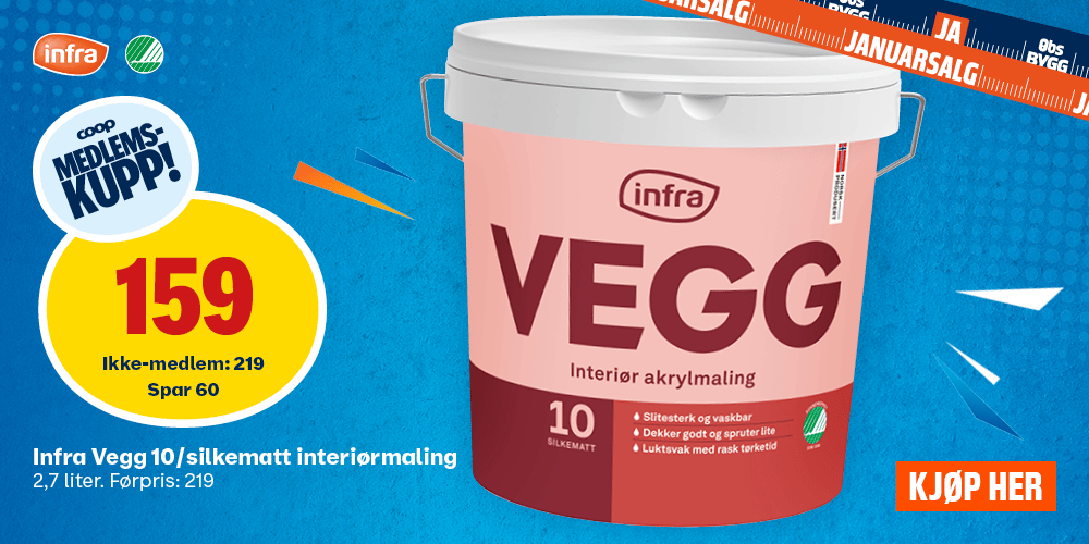 Infra Vegg 10 slikematt