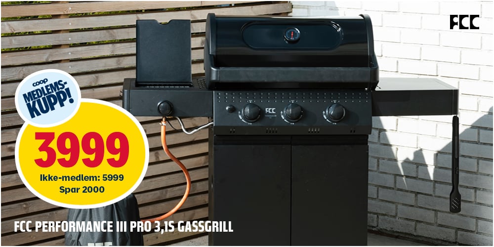FCC Performance III Pro 3.1S gassgrill